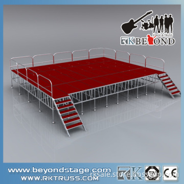 RK Adjustable Height Wooden Stage Portable